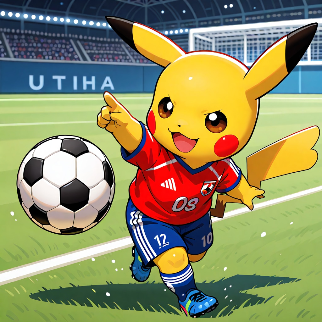 ピカチュウ　サッカー　2026/6/14