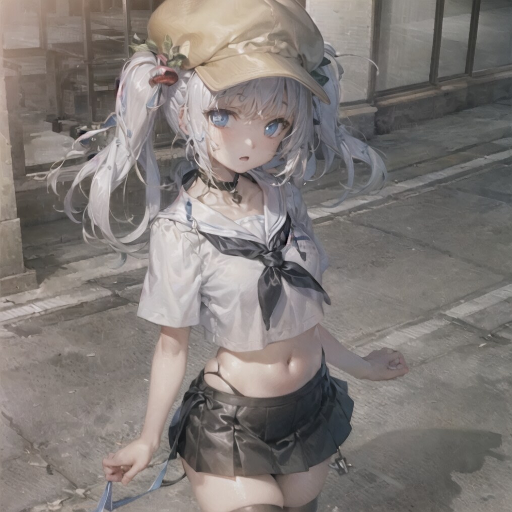 銀髪の少女
