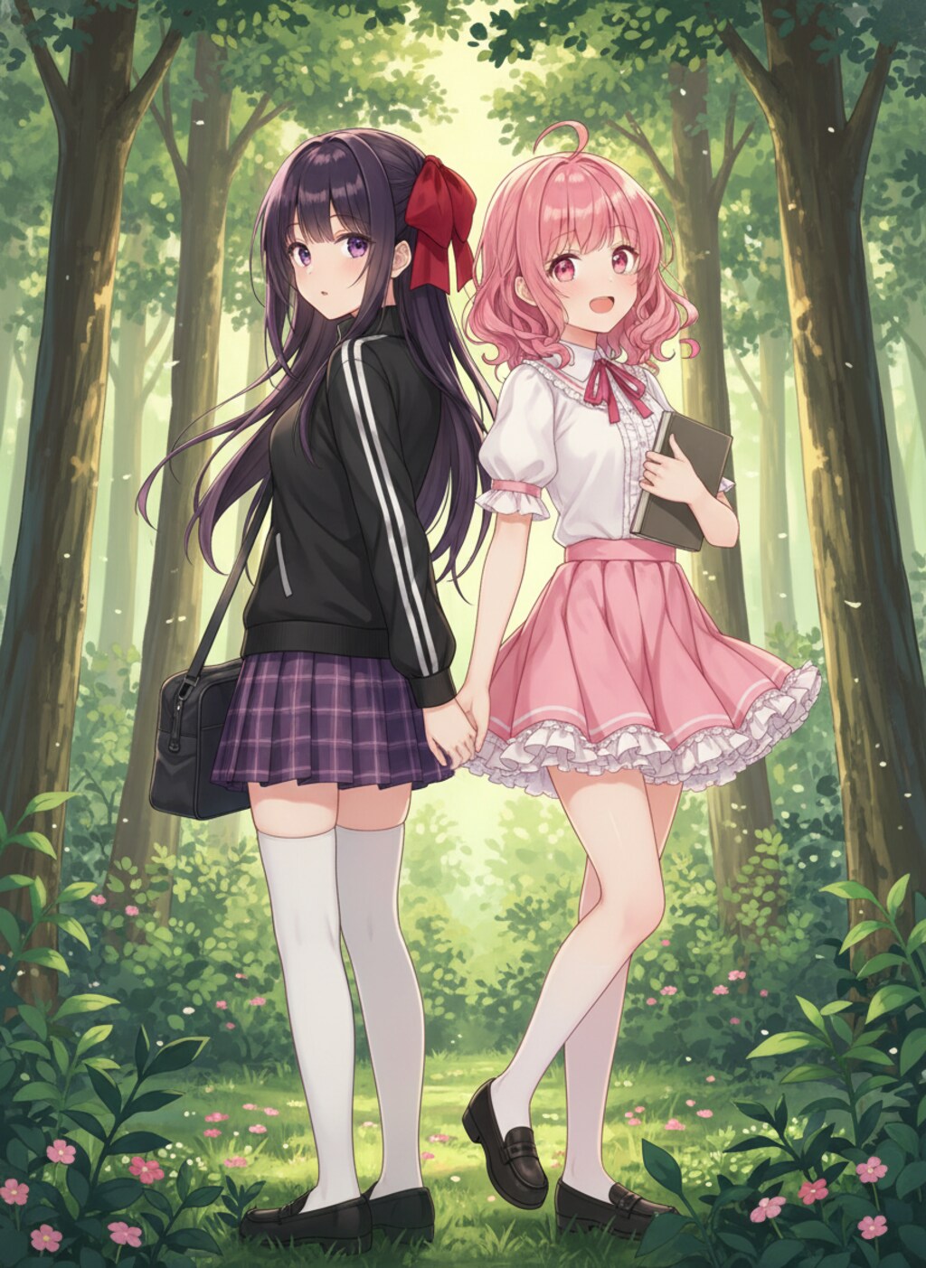 紫苑花の森囁き