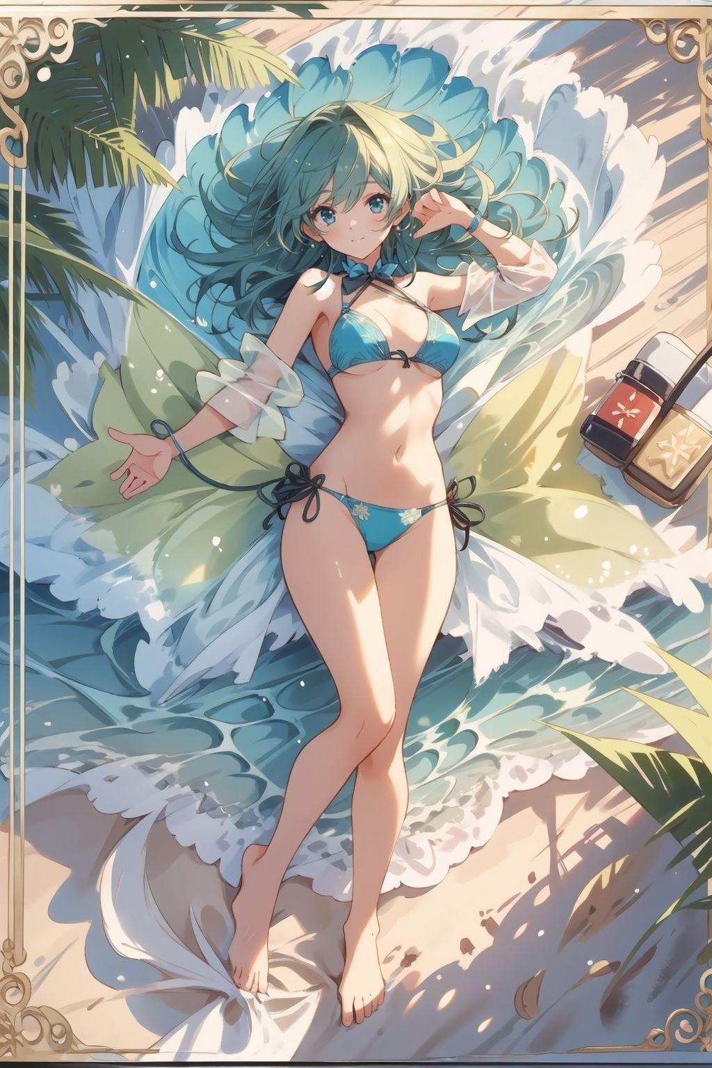 海辺の少女