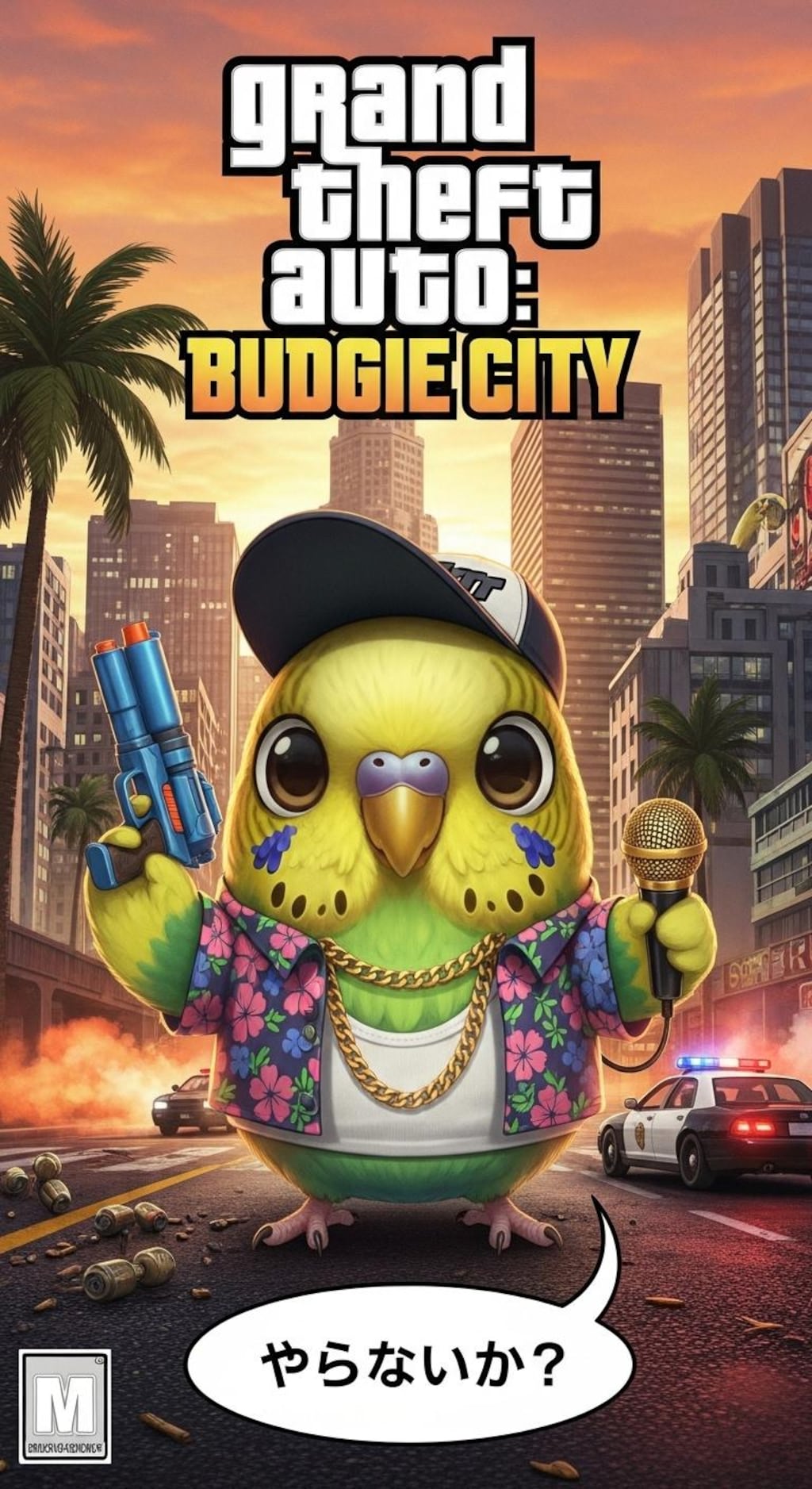 今日は喋るインコさんに喋ってもらった(GTA+なにか25)