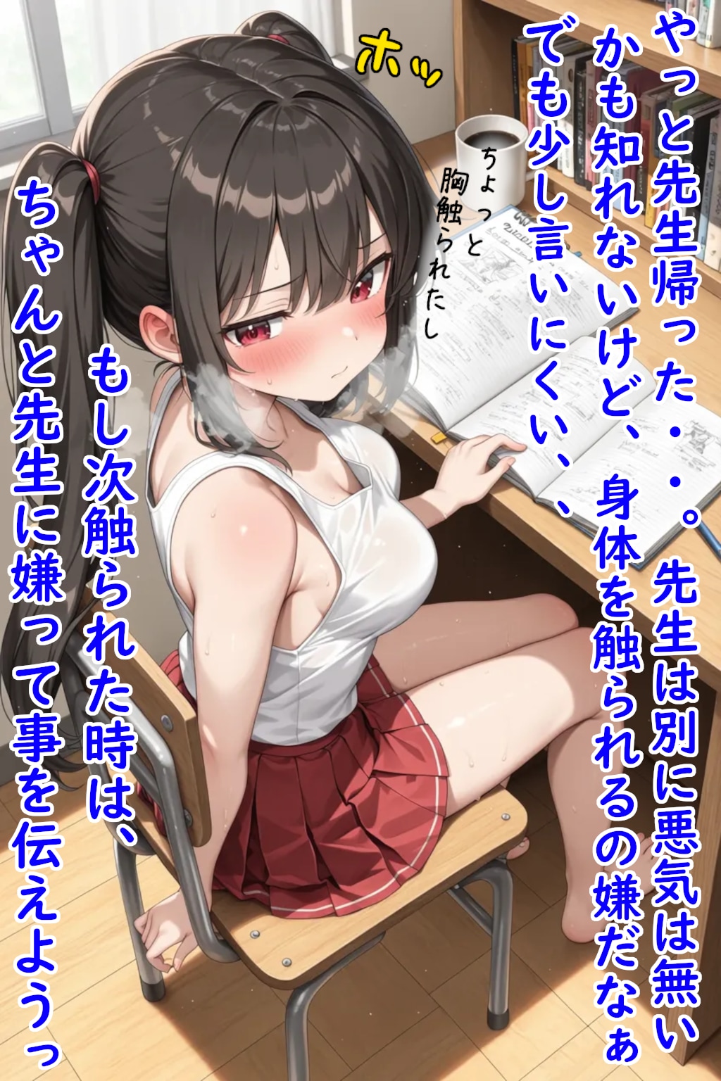 ロ〇巨乳は家庭教師のおじさんに騙されイタズラされる⑤