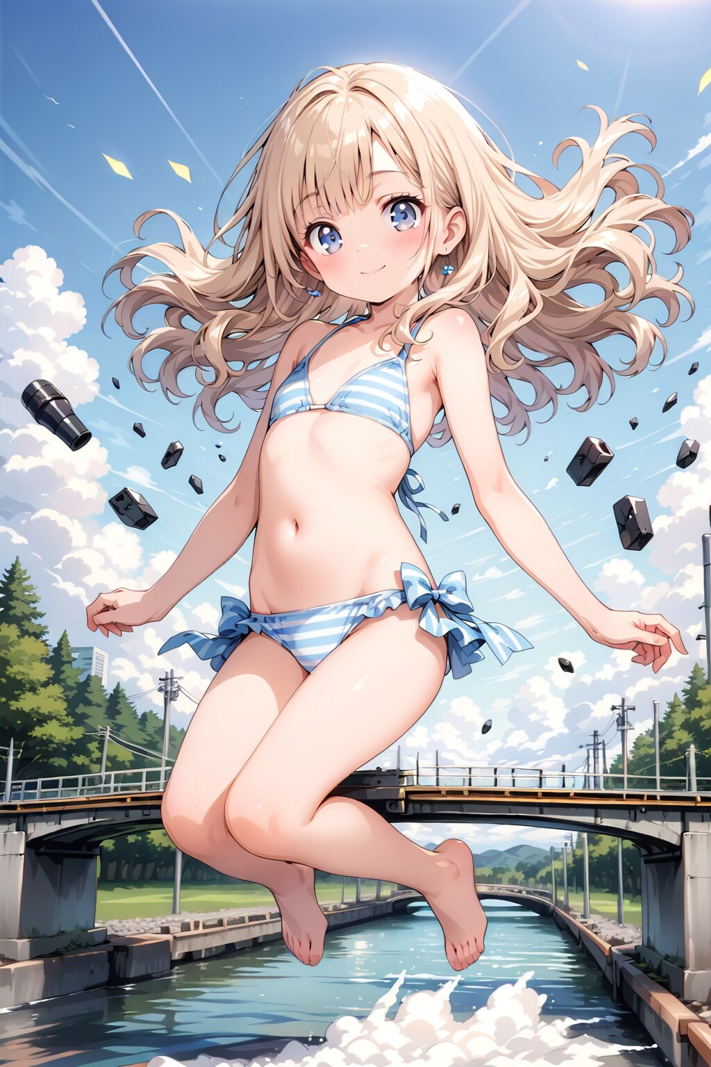 川遊び