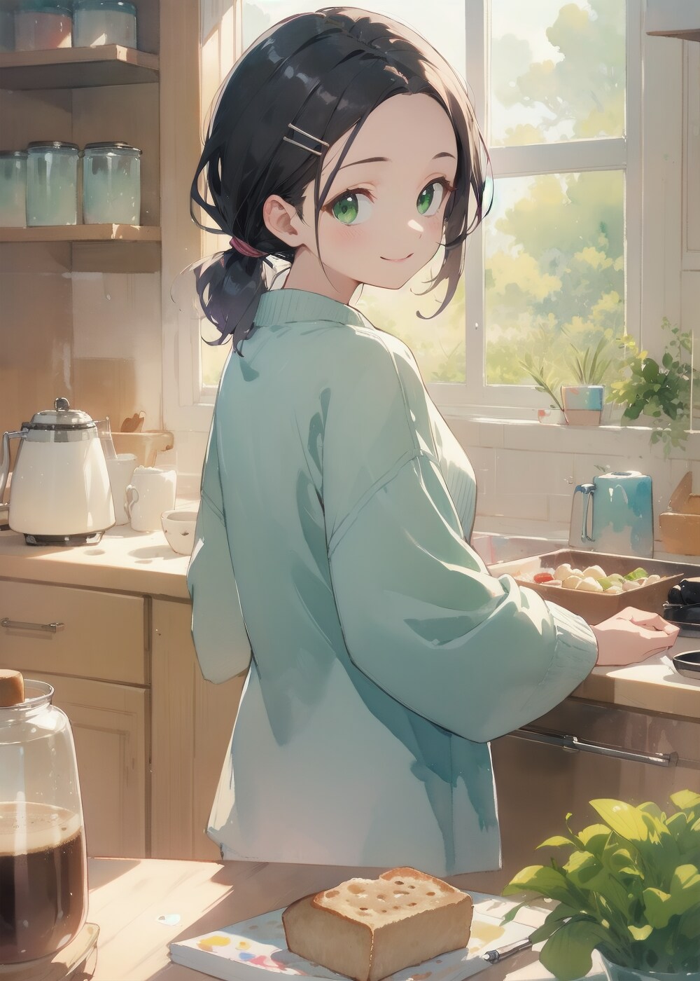 ごはん準備するね。
