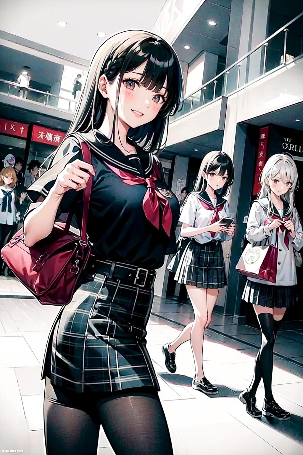 モールで見かけた制服