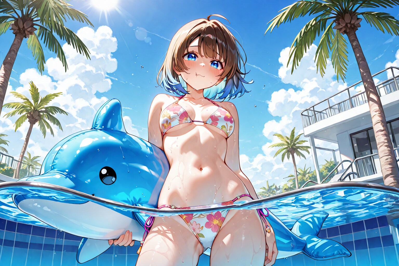 陽光とイルカ、夏の秘密