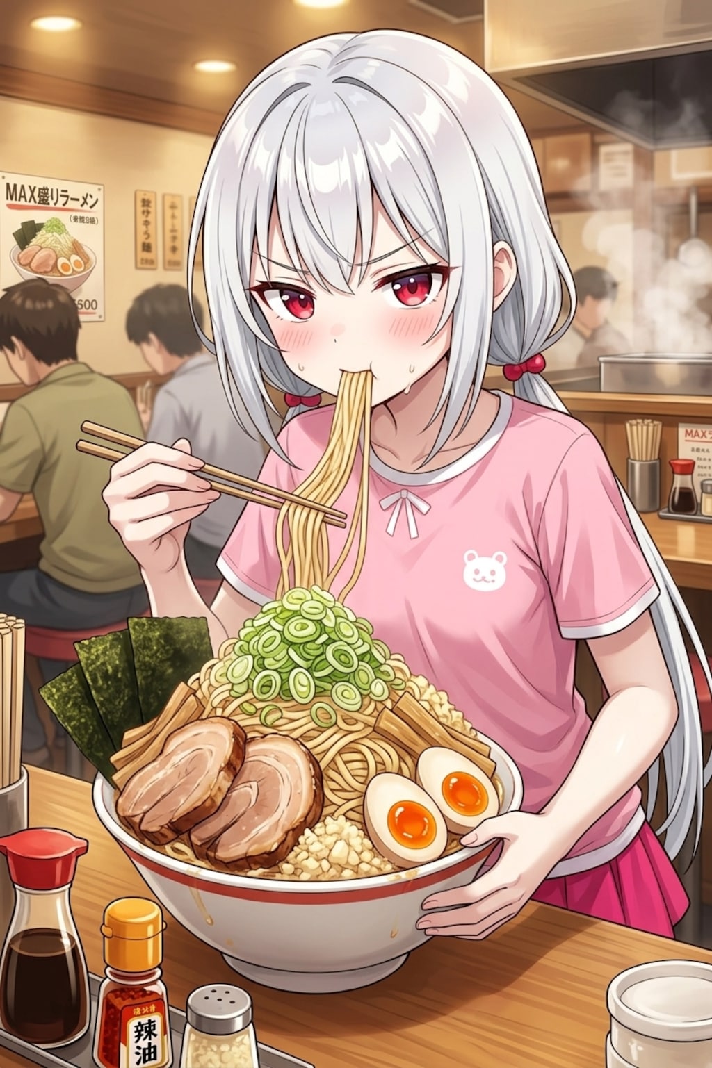 ラーメンとアイちゃん