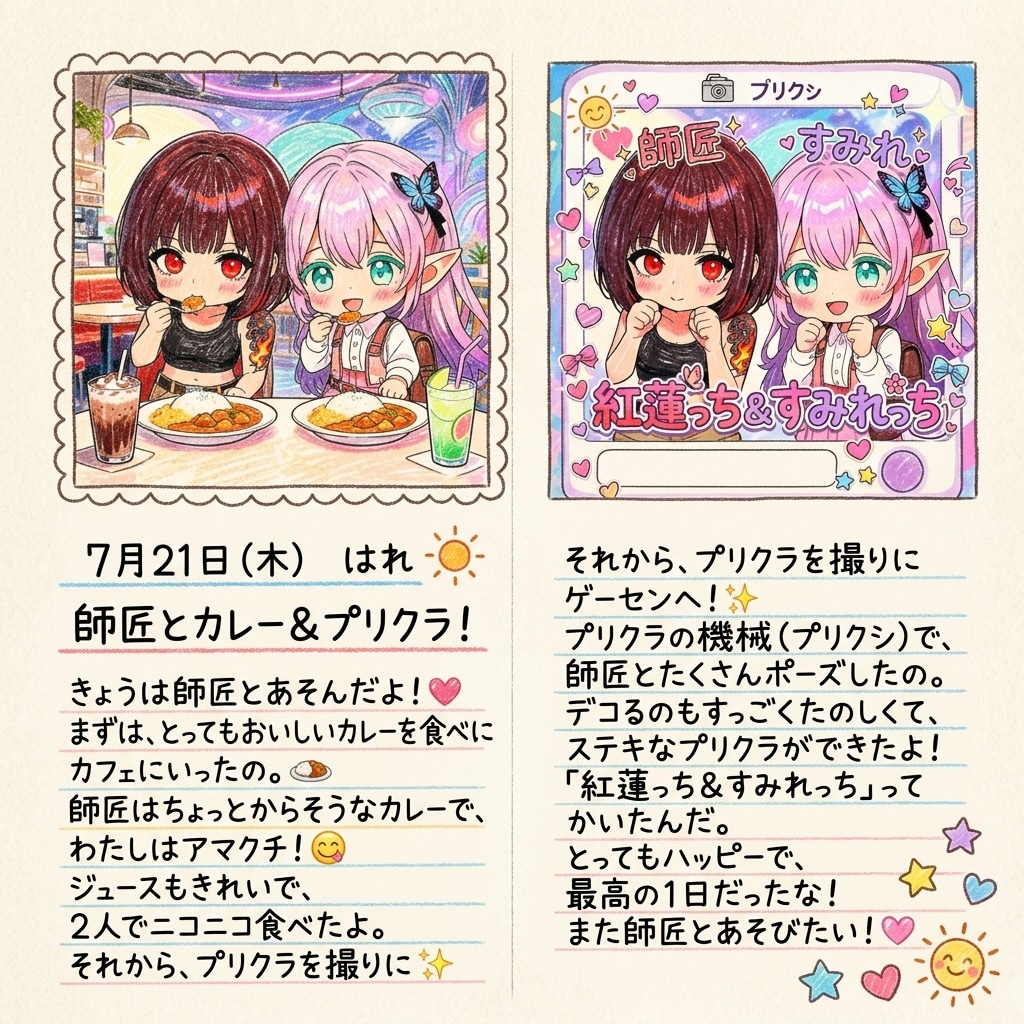 すみれの絵日記💎✨ | の人気AIイラスト・グラビア