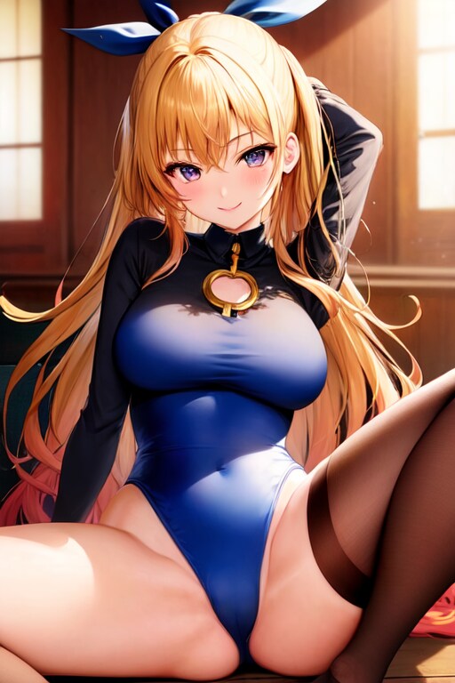開脚レオタード