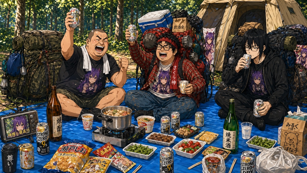 キャンプへGO!