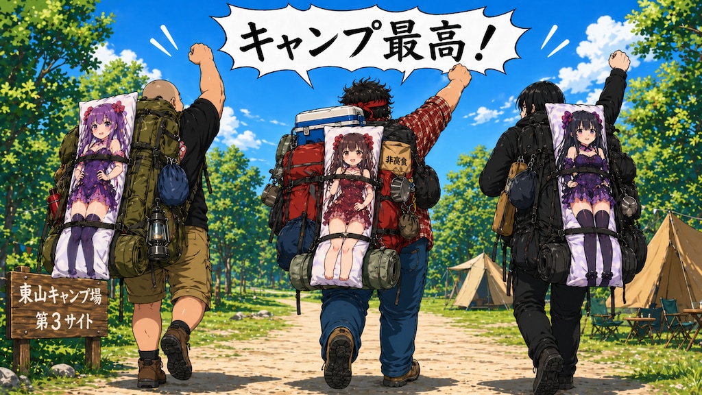 キャンプへGO!
