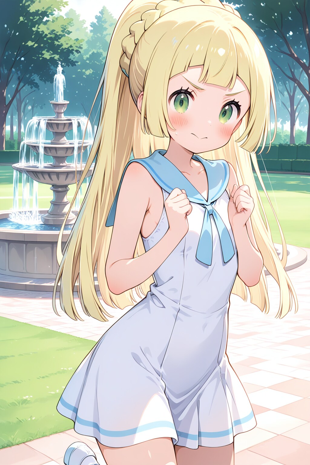 ポケモン『が、がんばりましょう！』リーリエ