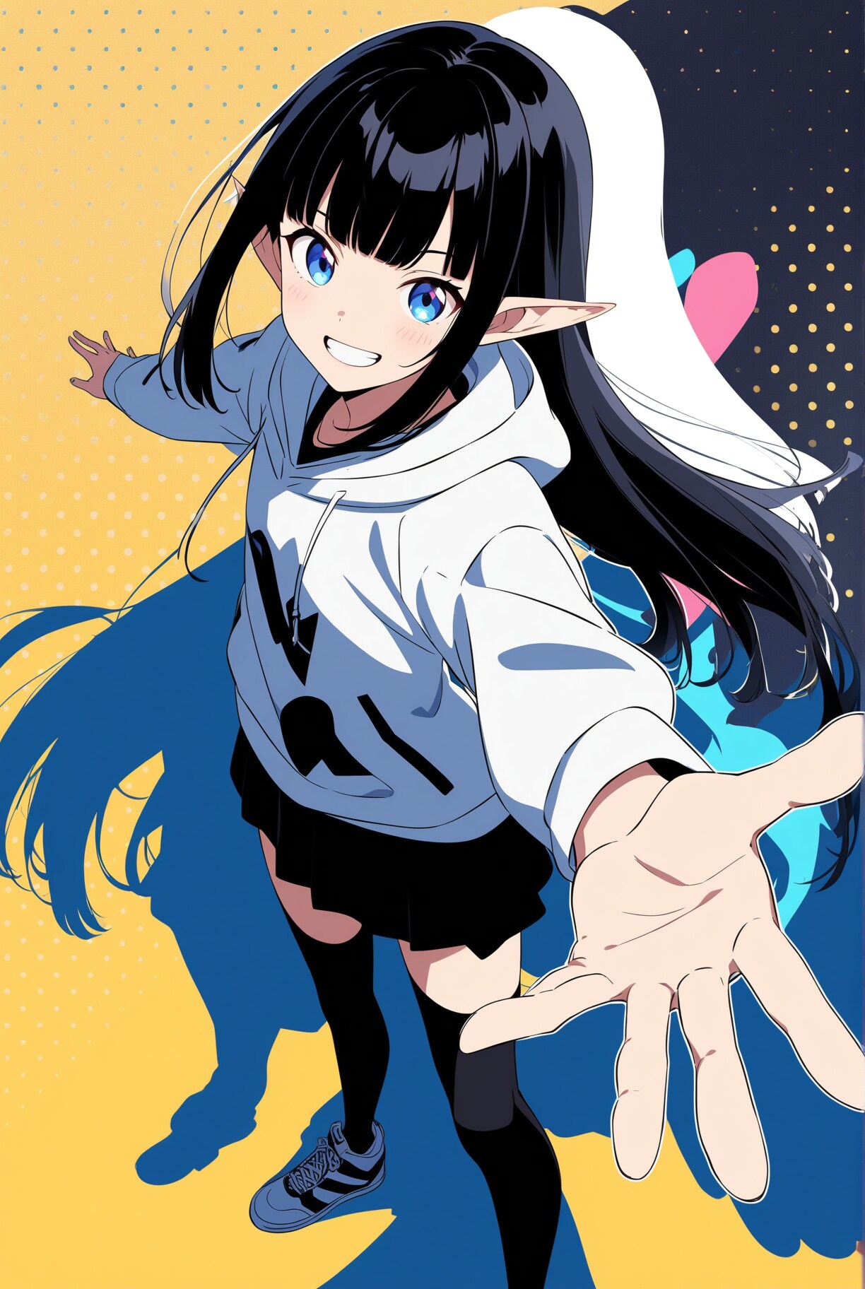 手を