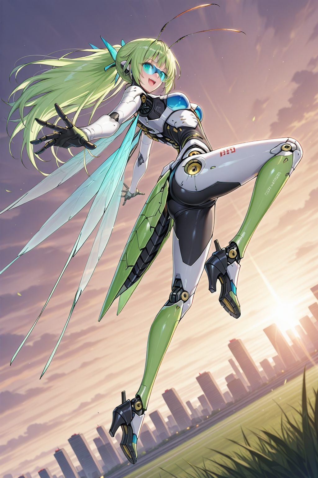 ちちぷい生成メカ娘　バッタ1