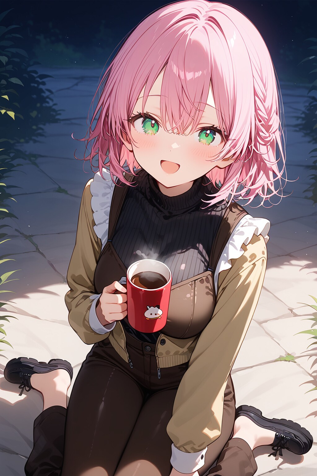 ホッと一息な李々花