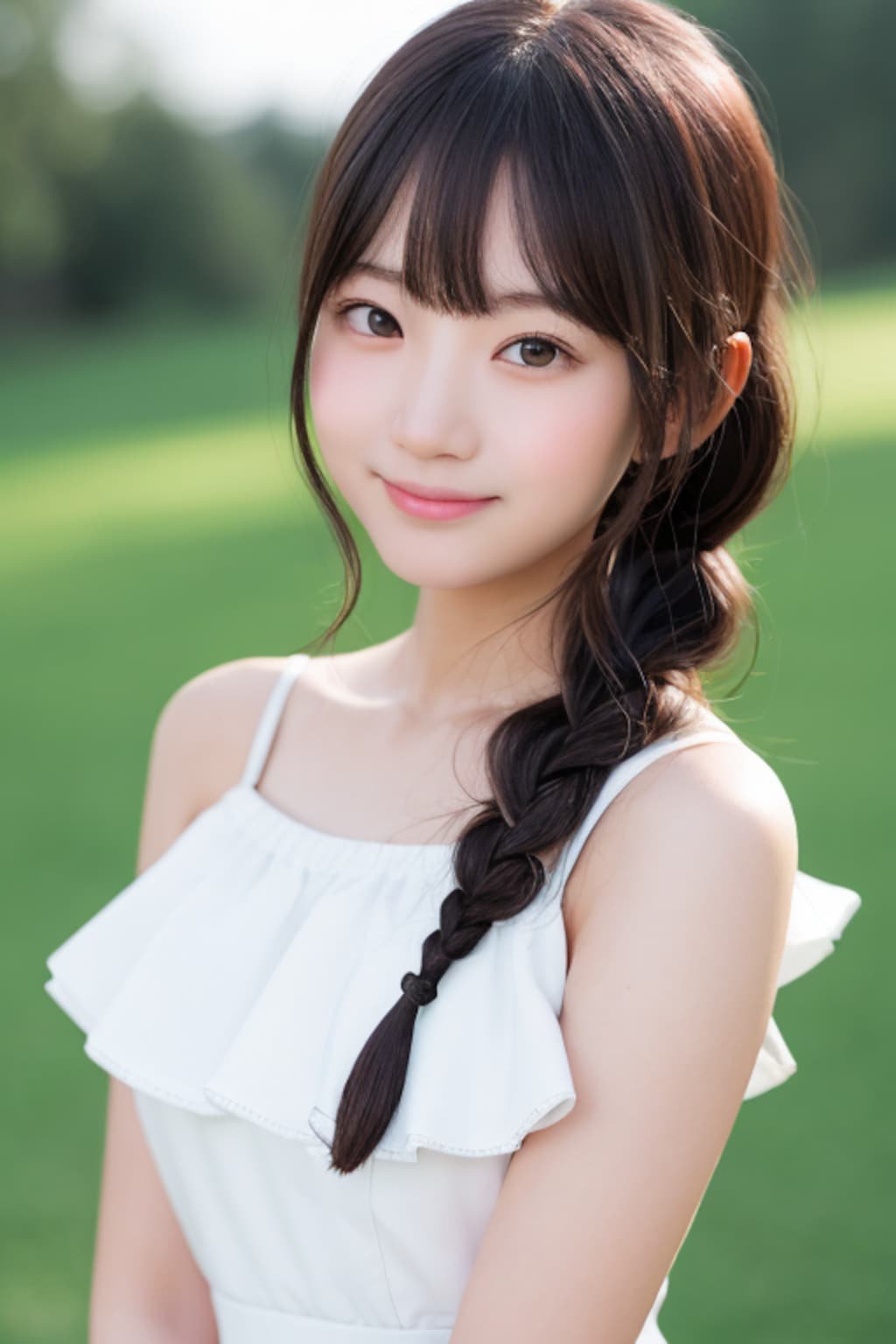 三つ編みちゃん