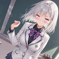 (1305)銀髪ちゃんブレザー 2枚目