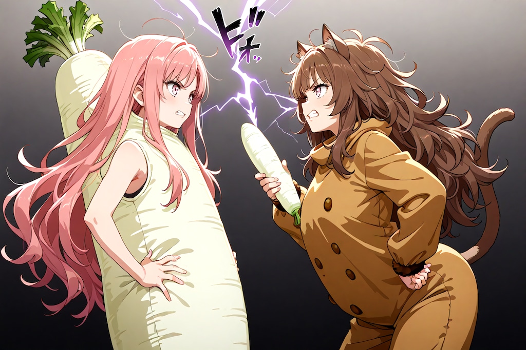 大根VSじゃがいも