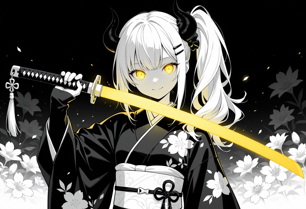 白黒女鬼高生さん