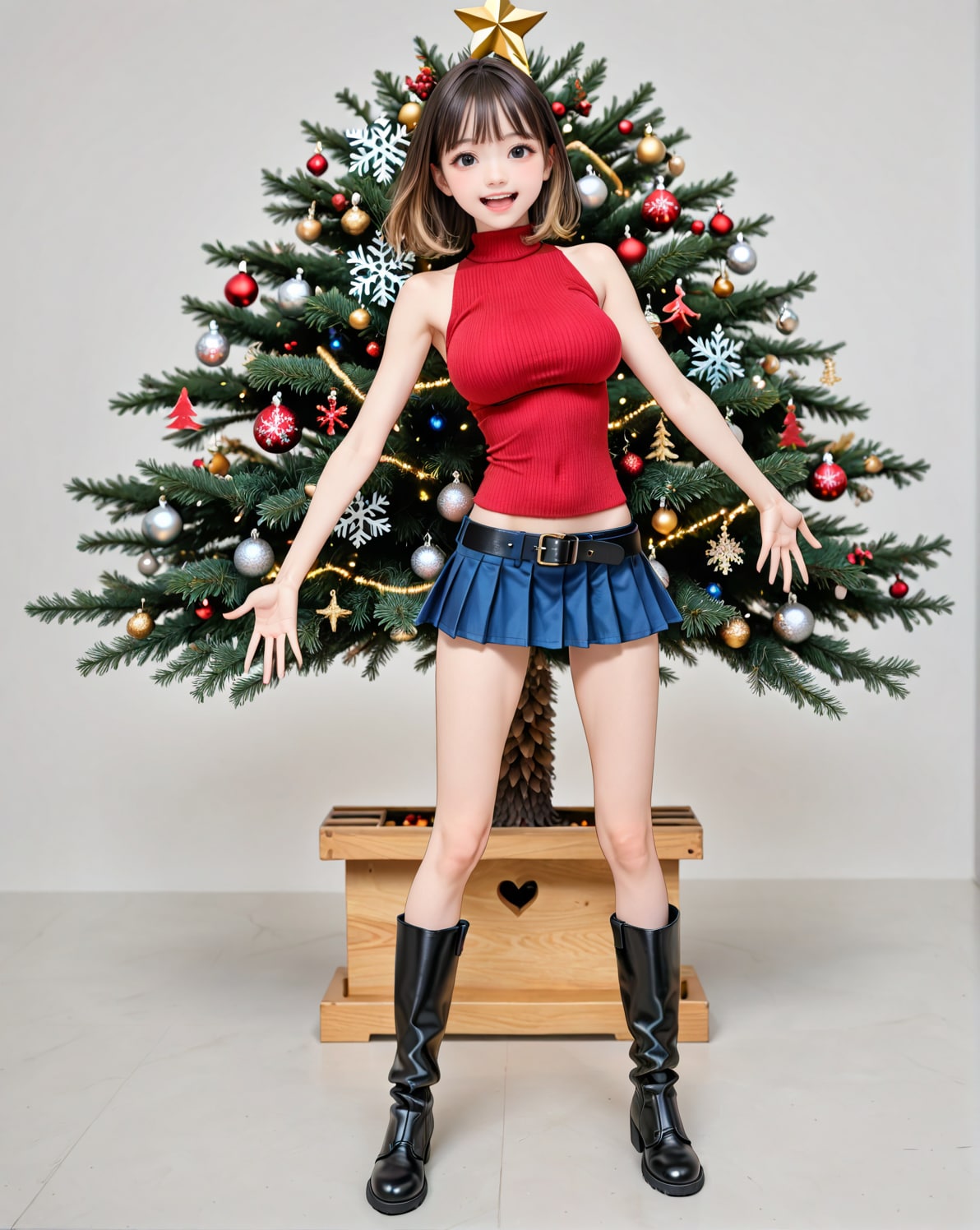 ガキとツリー | の人気AIイラスト・グラビア