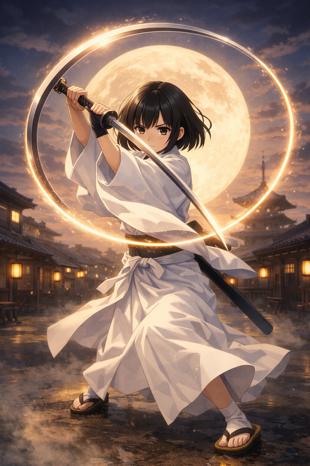 眠狂四郎風な女の子