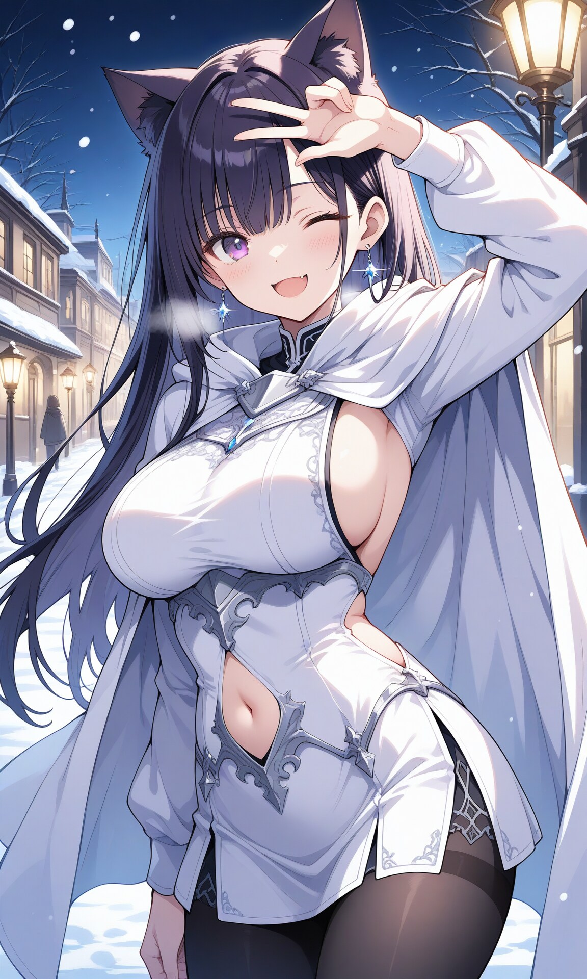 雪降る街