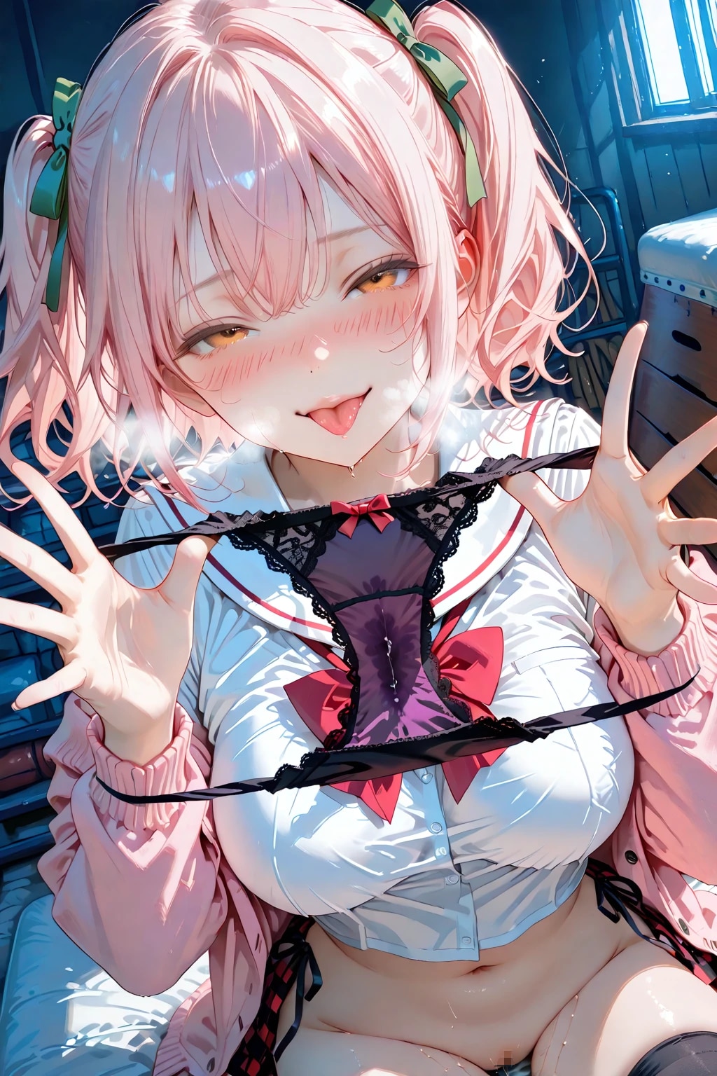 キミのこと考えただけでこんなに濡れちゃうの・・責任取って♡