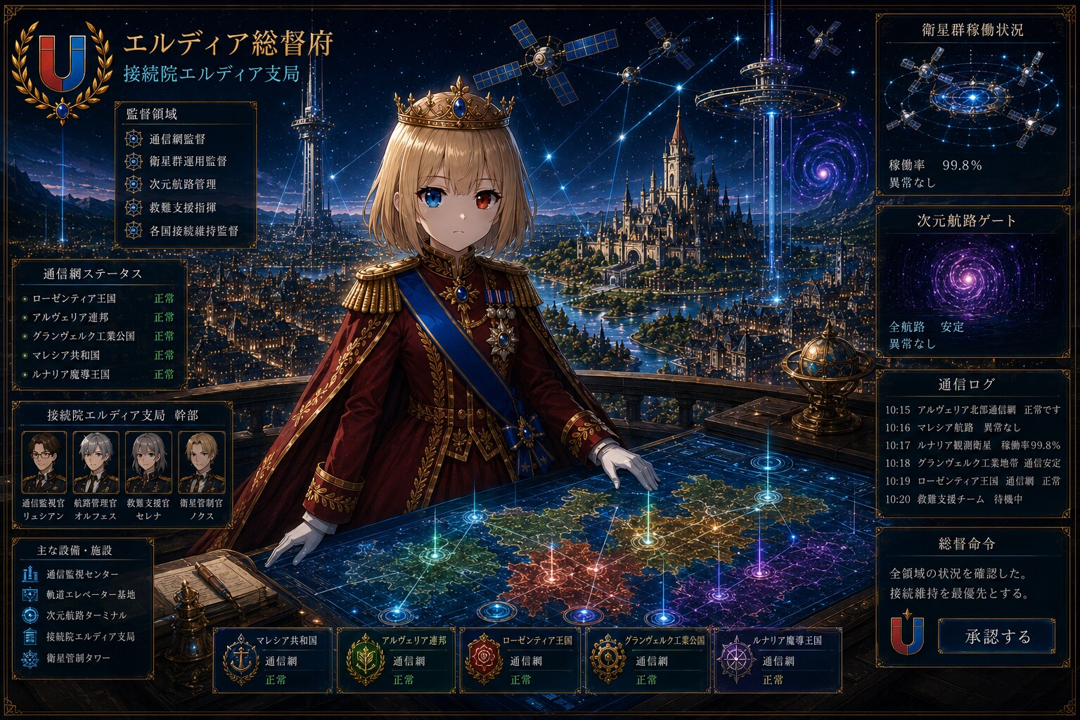 神聖マグネティア帝国第二皇女【エルディア総督】マグネラ・レギア・マグネティア