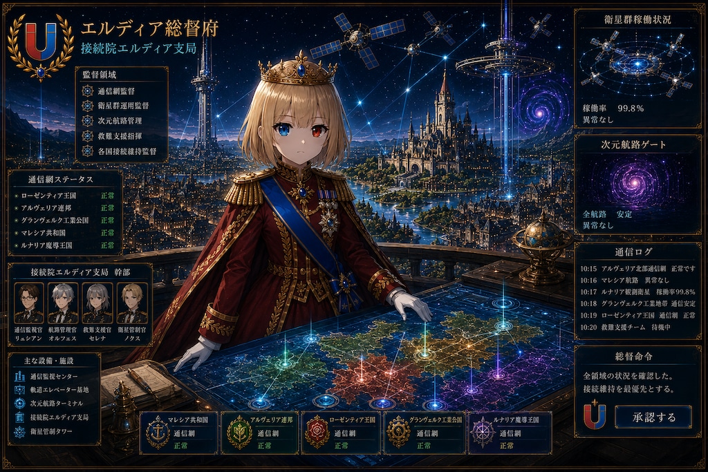 神聖マグネティア帝国第二皇女【エルディア総督】マグネラ・レギア・マグネティア