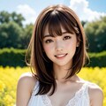 菜の花畑の れなちゃん 5枚目
