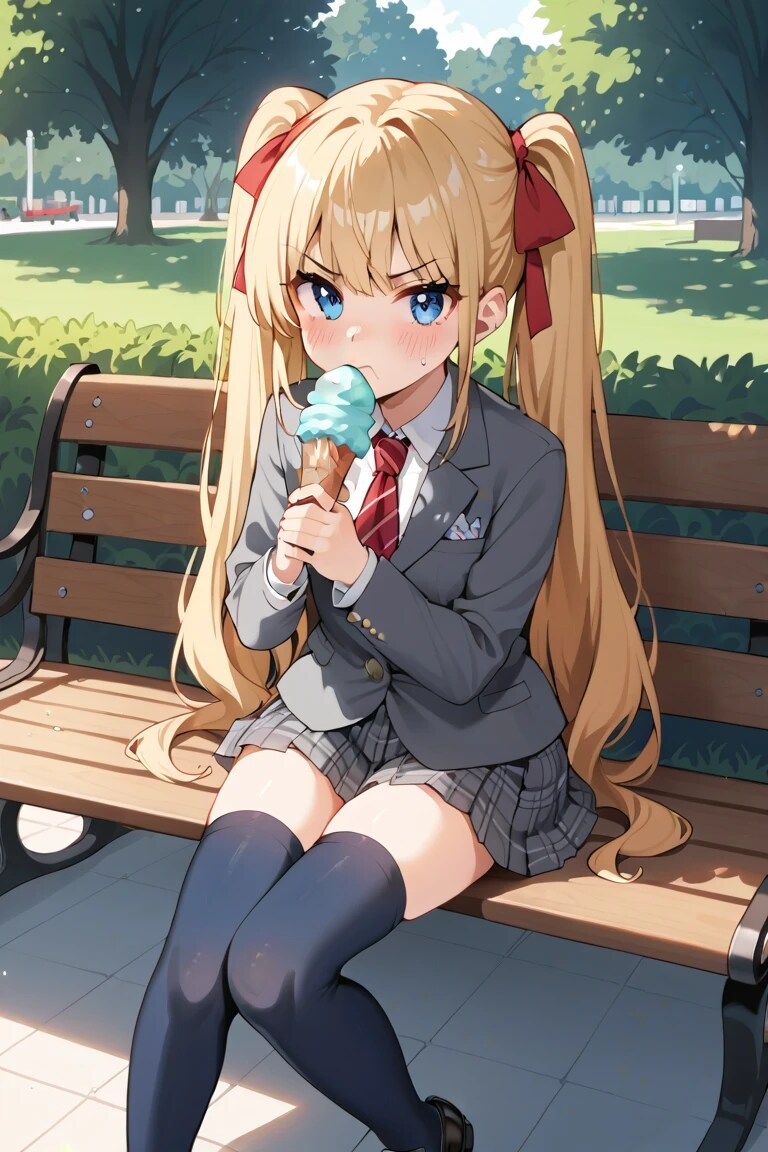 暑い日のアイスはやっぱり美味しい🍦 | の人気AIイラスト・グラビア