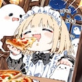 マッタリと食す✨( -ω-)🍕👻👻✨ 3枚目