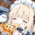 マッタリと食す✨( -ω-)🍕👻👻✨ 2枚目