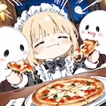 マッタリと食す✨( -ω-)🍕👻👻✨ 4枚目
