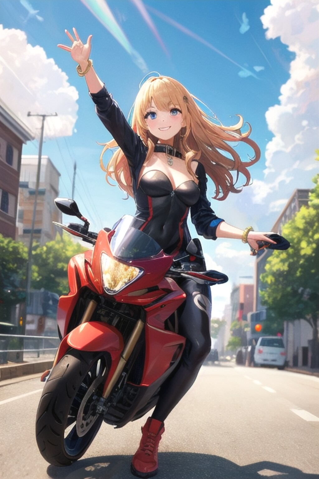 バイク好き彼女