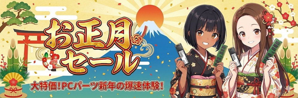 お正月セール広告