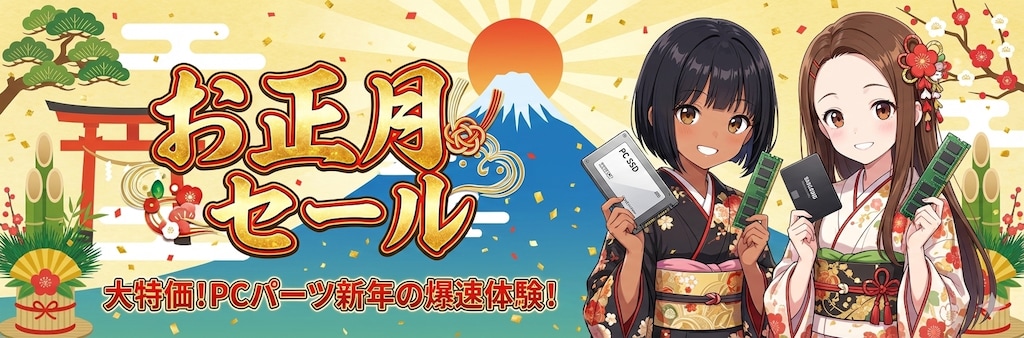 お正月セール広告