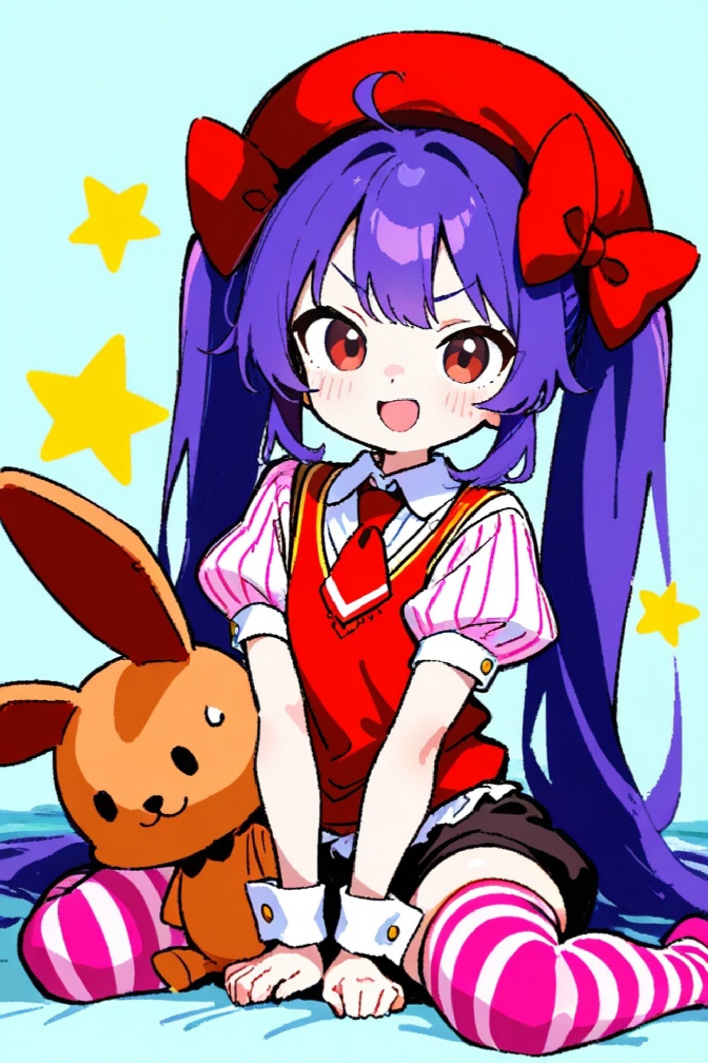 紫髪ちゃん