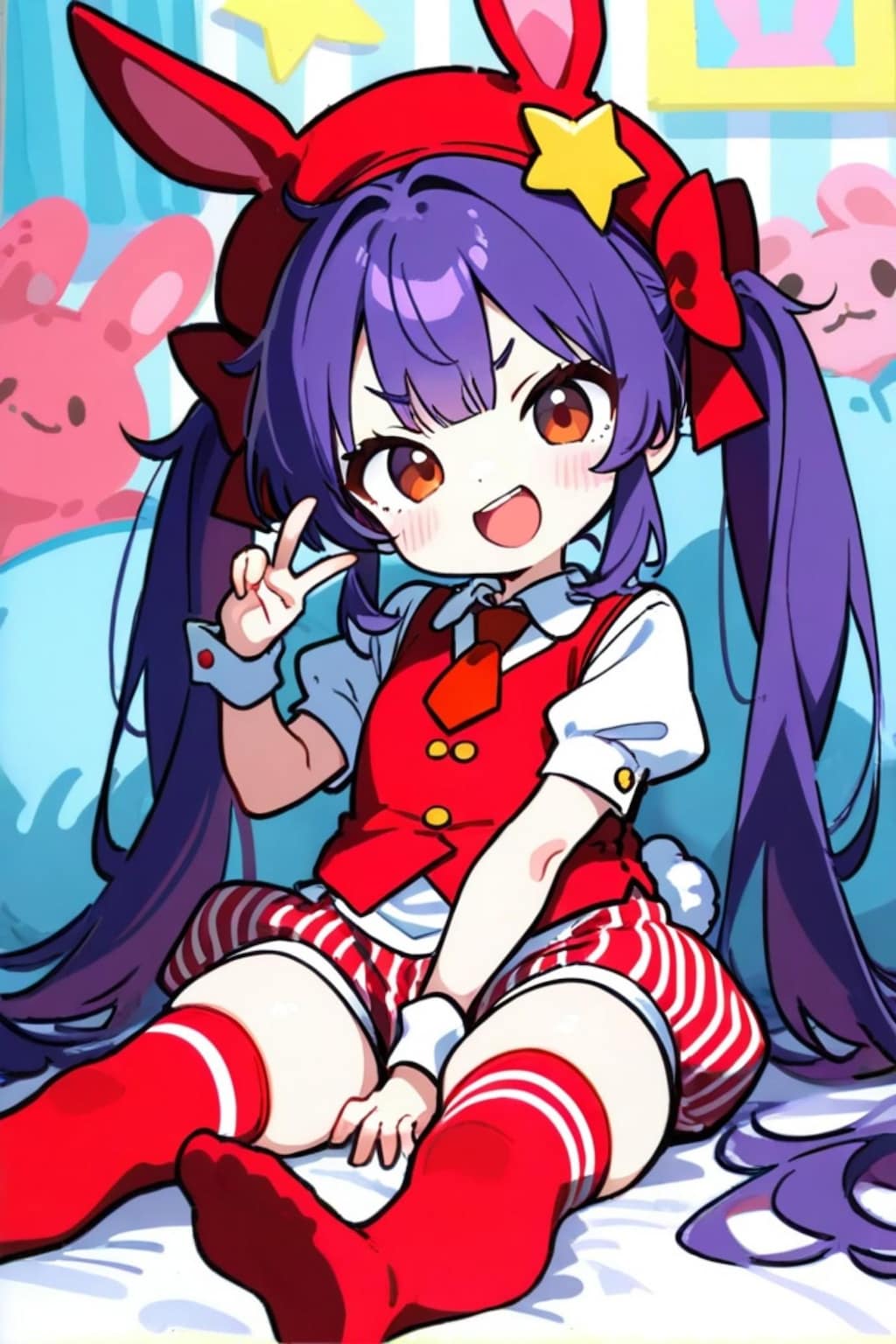 紫髪ちゃん