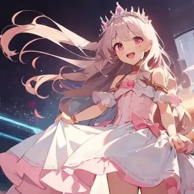 桃ドレスの王女四姉妹三女ギルハ