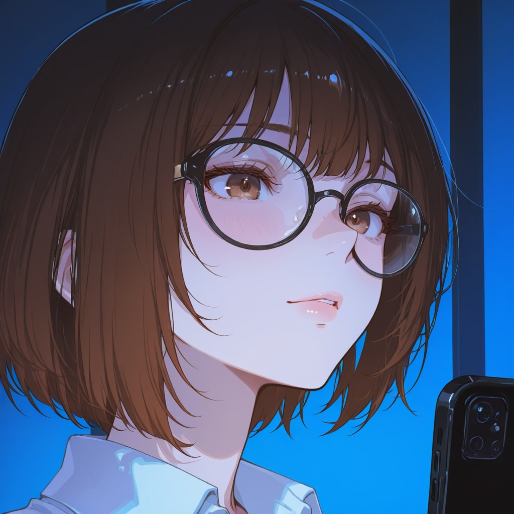 眼鏡女子