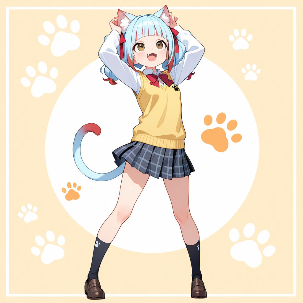 猫耳になってしまったウズリポちゃん