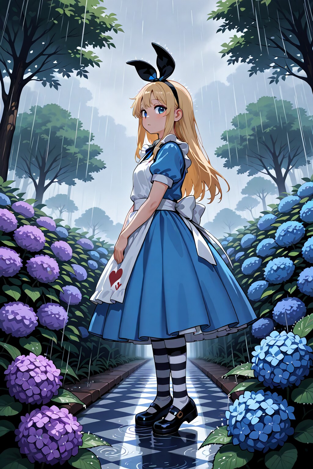 【企画：紫陽花・LILY】梅雨のアリスと紫陽花②