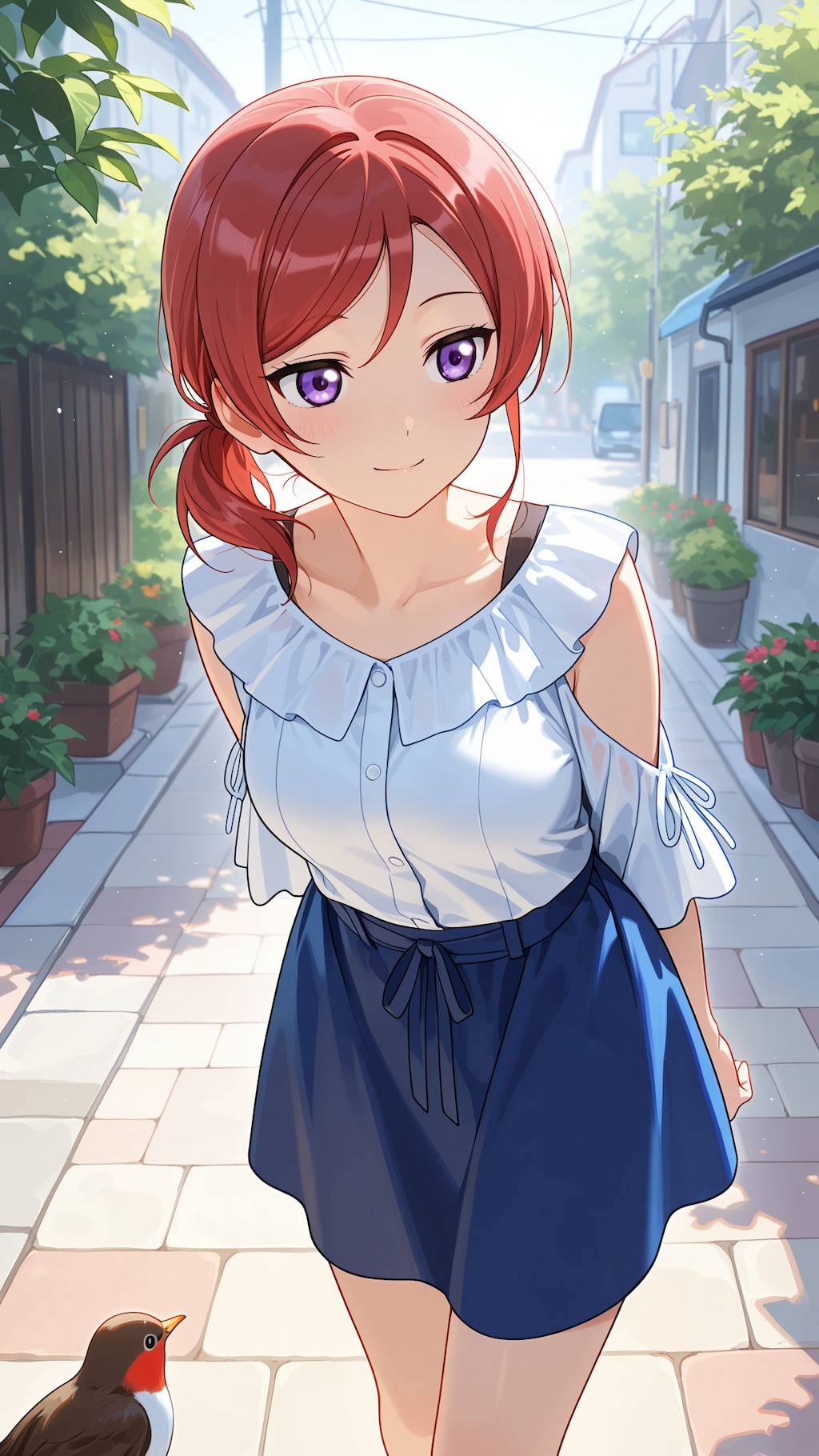朝の散歩