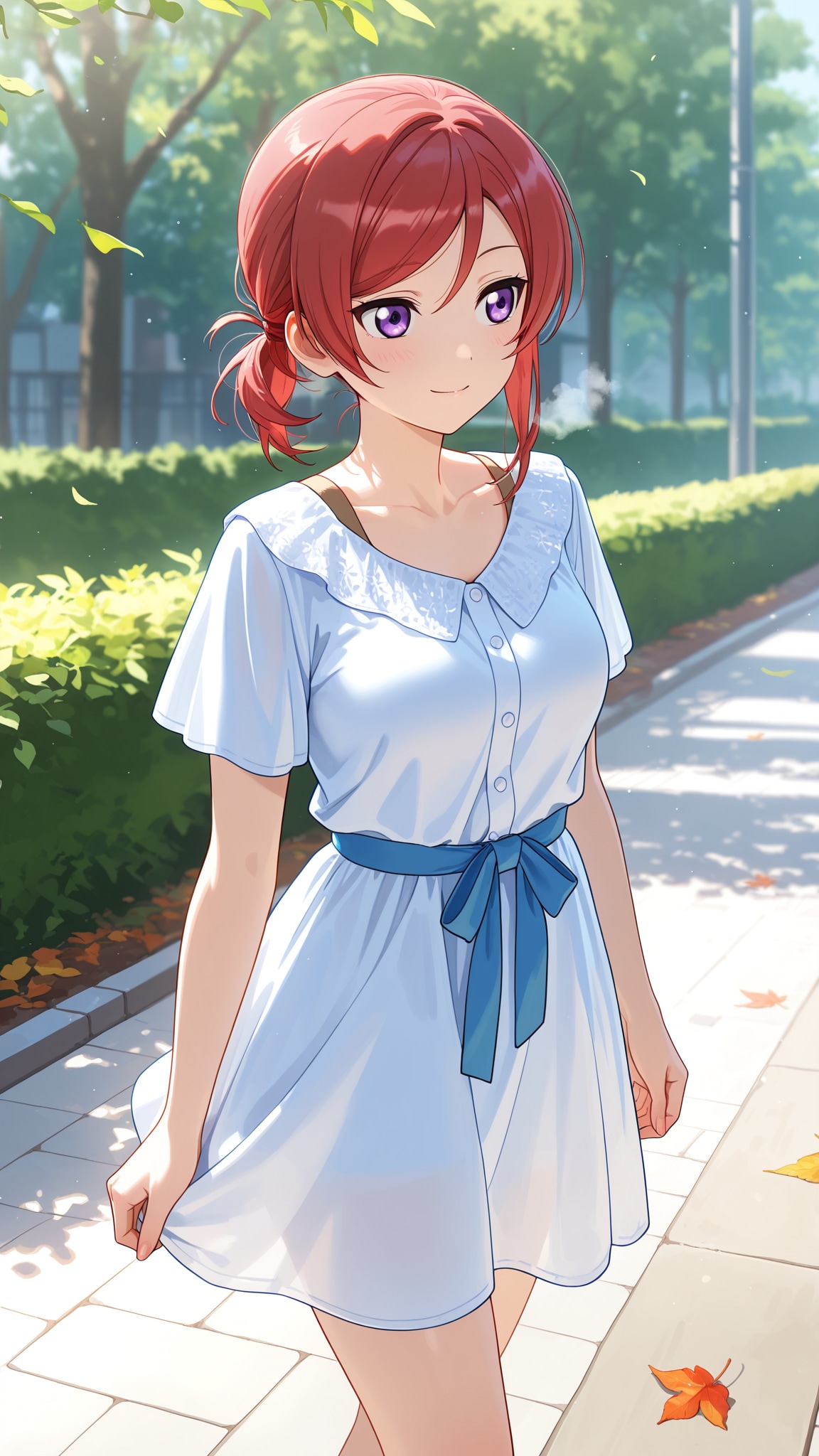 朝の散歩
