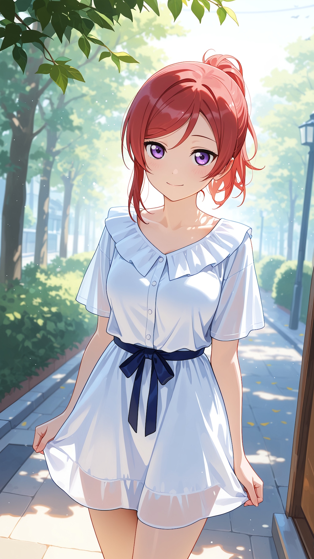 朝の散歩