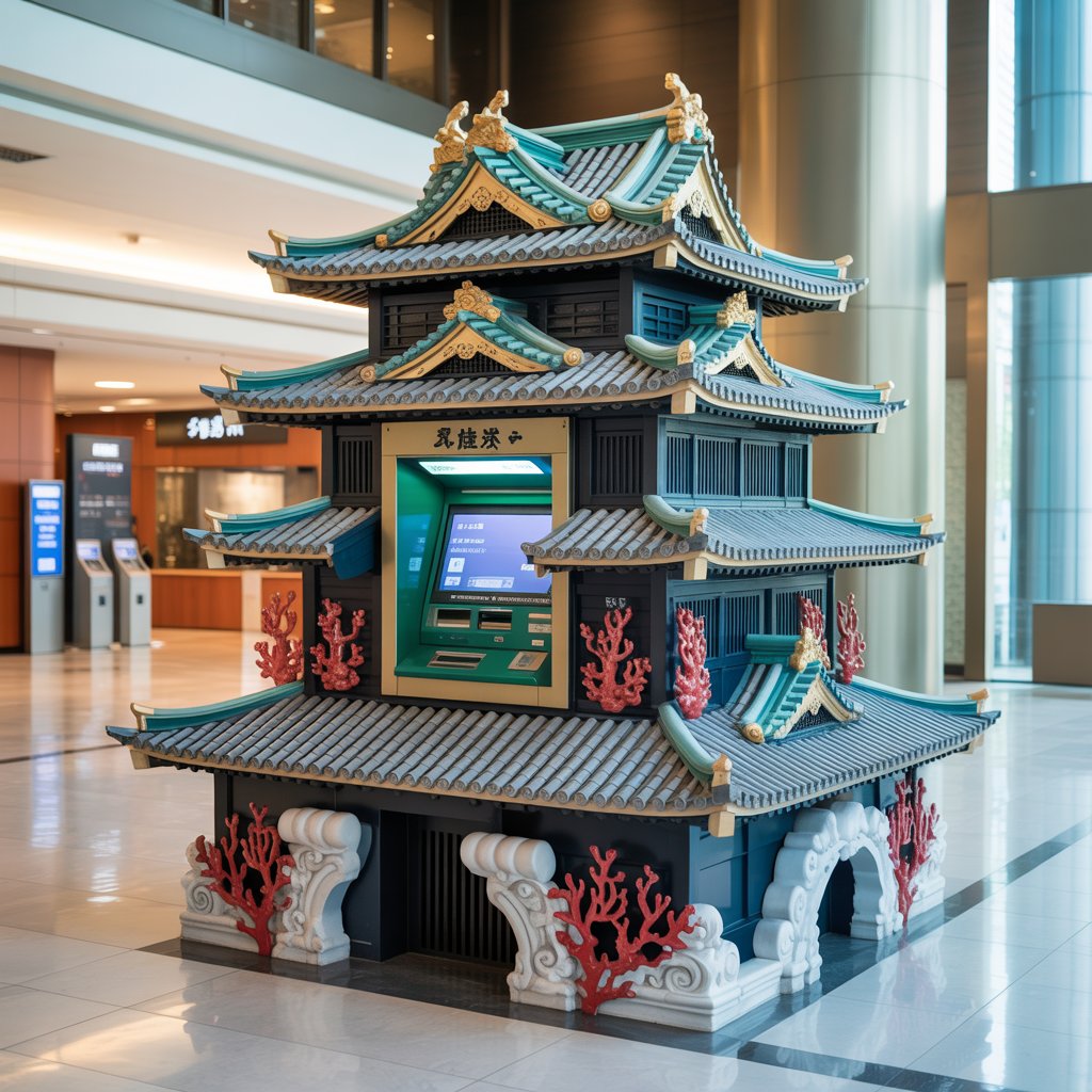竜宮城っぽいATM | の人気AIイラスト・グラビア
