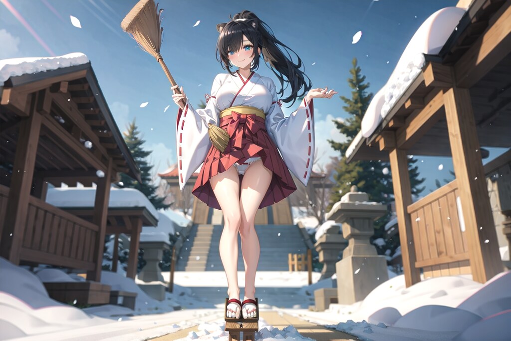 お正月の巫女企画作品です