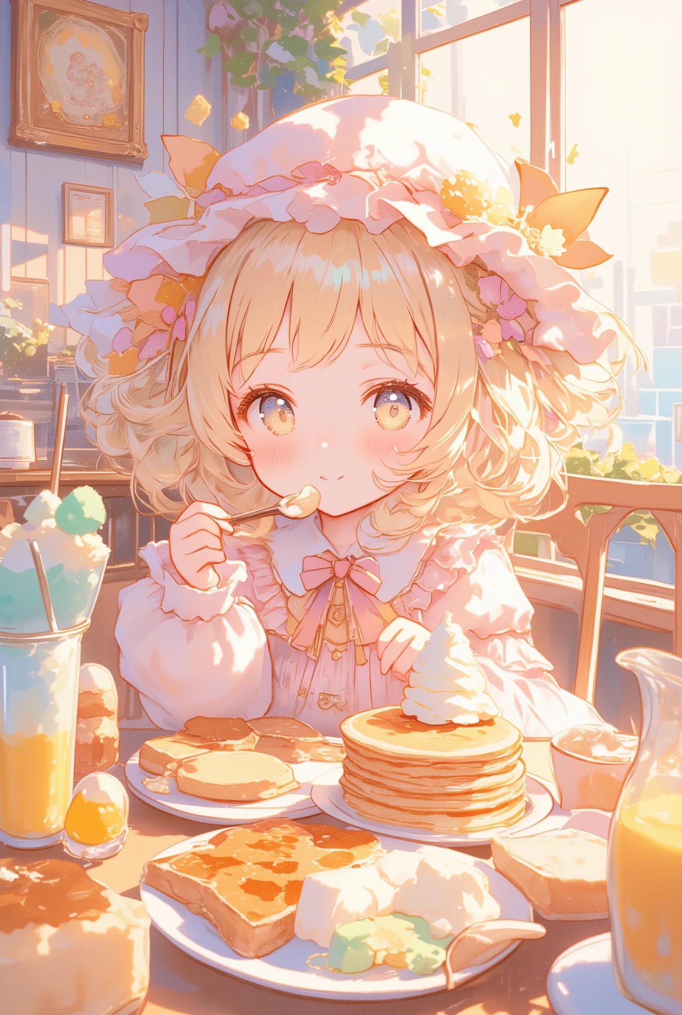 フリフリちゃんはいっぱい食べたい | の人気AIイラスト・グラビア