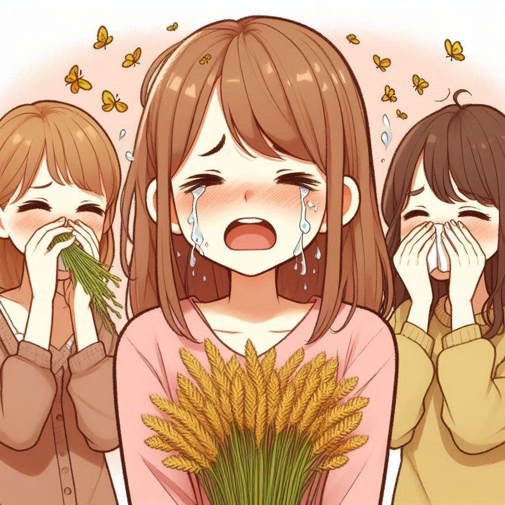 花粉症いや〜！